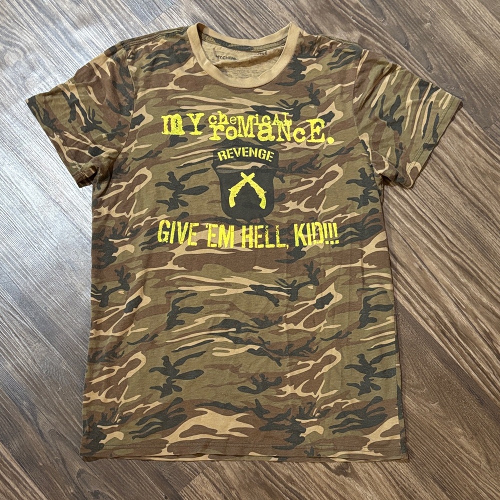 My Chemical Romance camo tee